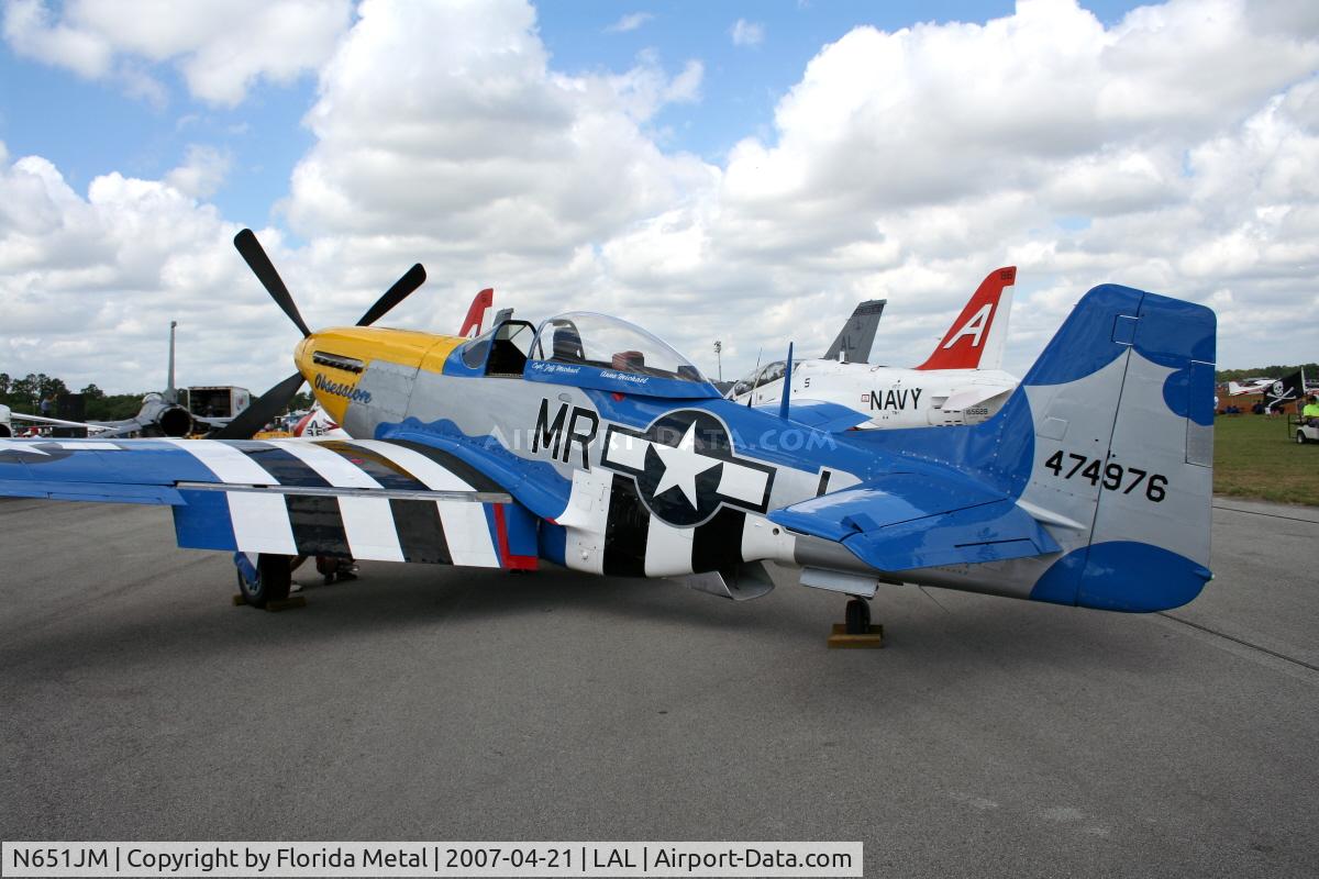N651JM, 1944 North American/aero Classics P-51D C/N 44-74976, P-51D Obsession