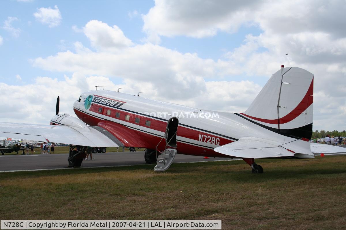 N728G, 1942 Douglas DC-3C (C-47-DL) C/N 4359, DC-3