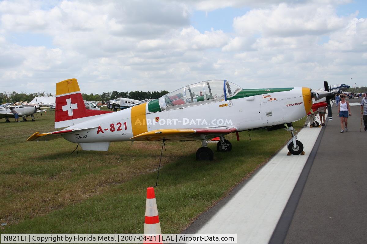 N821LT, 1958 Pilatus P3-05 C/N 459-8, Pilatus P3