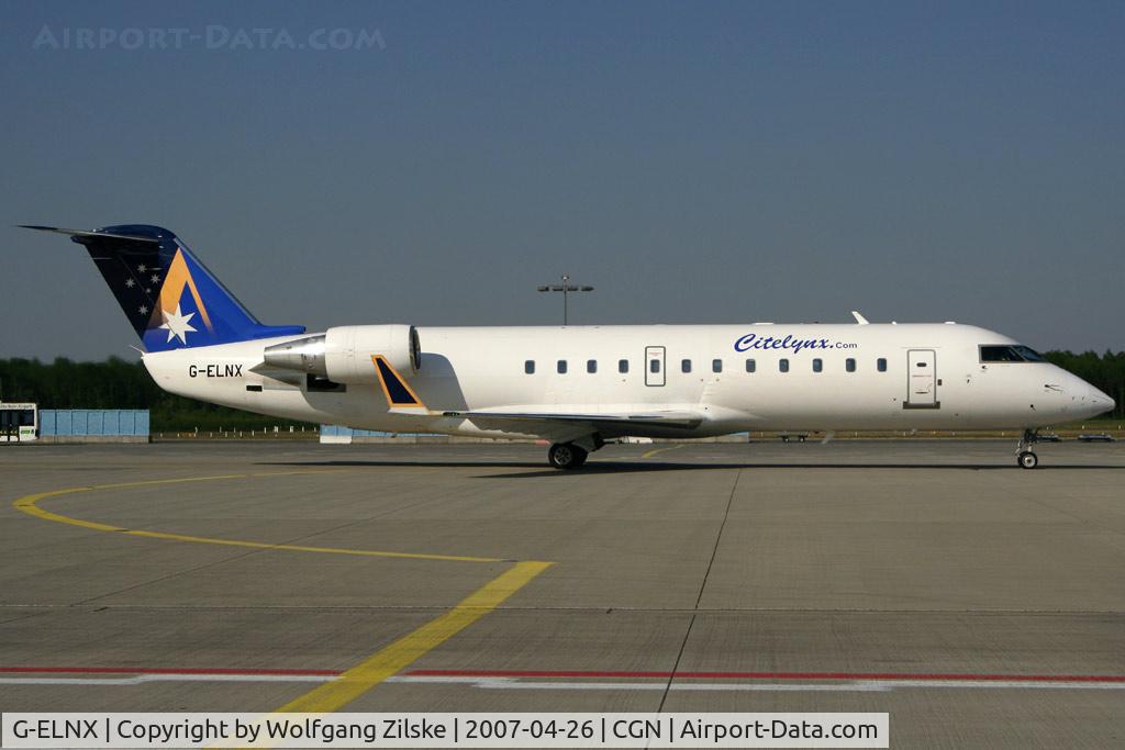 G-ELNX, 2001 Canadair CRJ-200LR (CL-600-2B19) C/N 7508, visitor