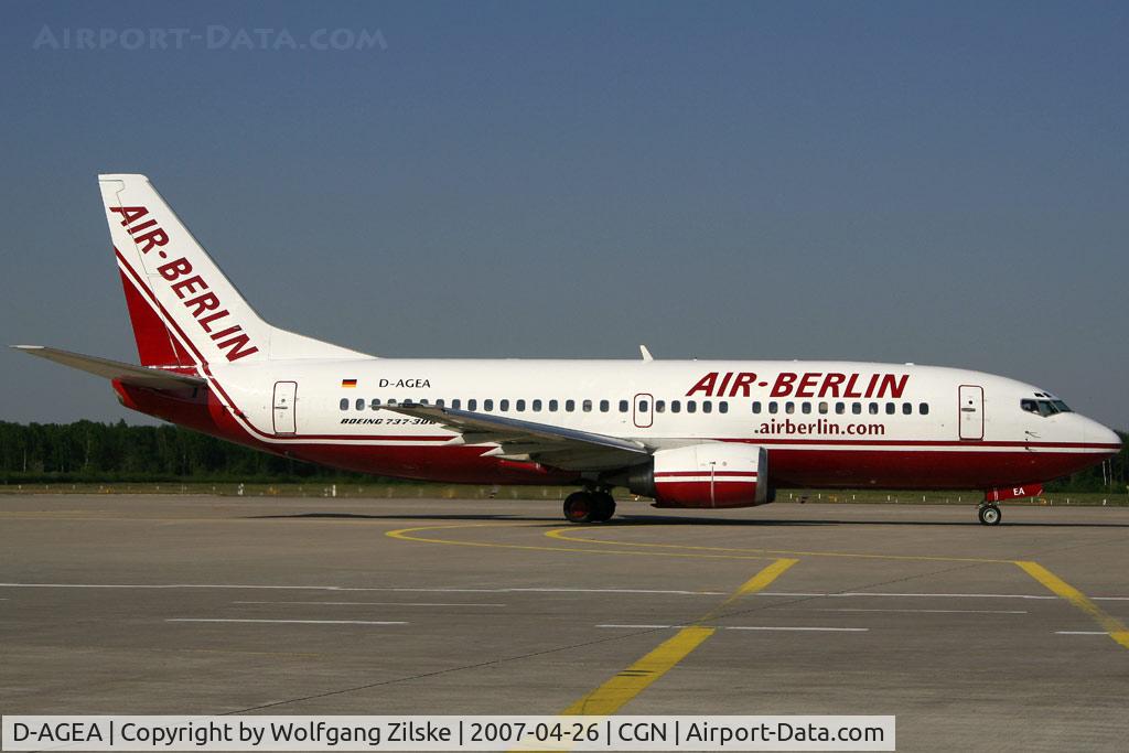 D-AGEA, 1988 Boeing 737-322 C/N 23951, visitor