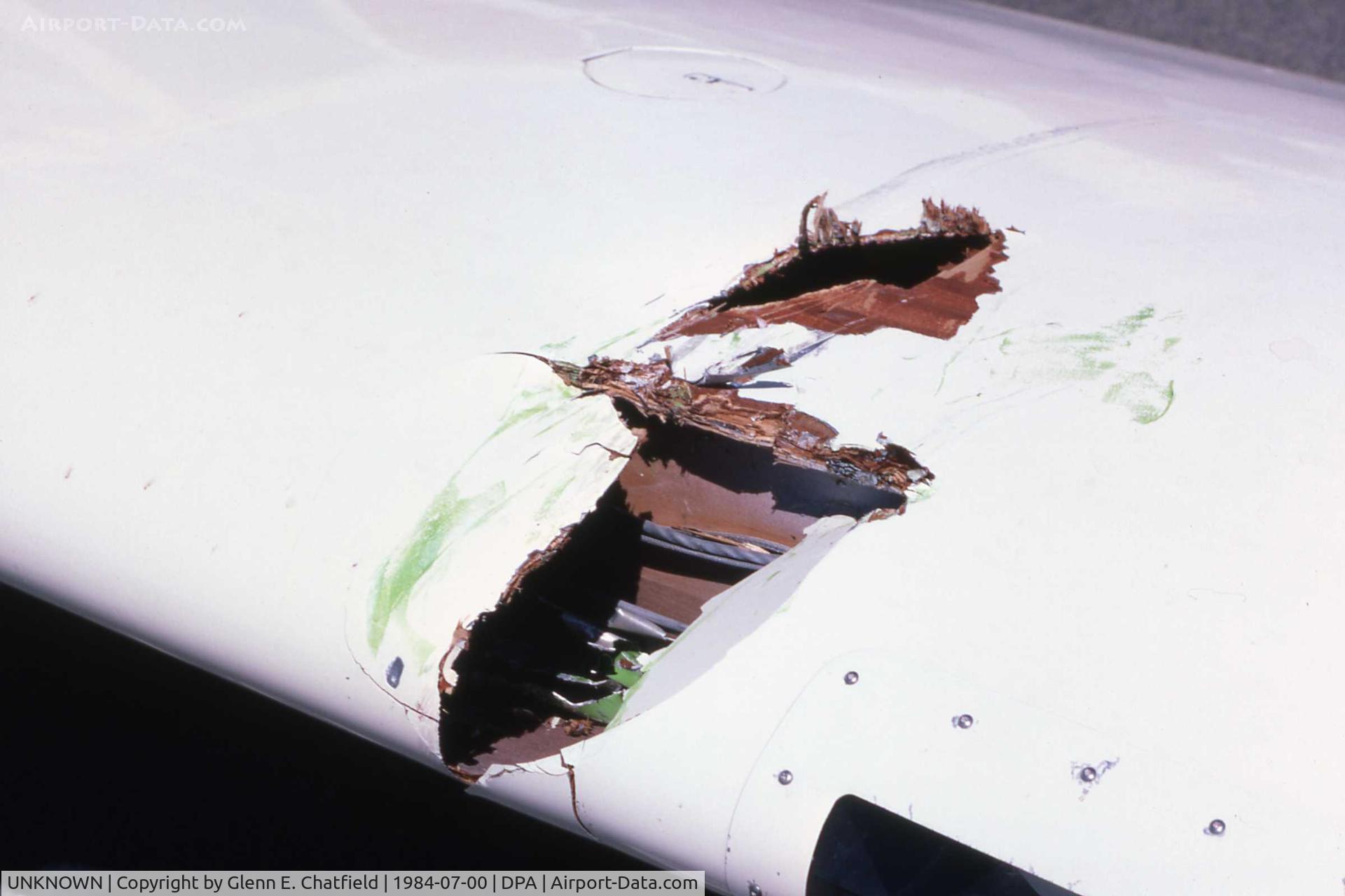 UNKNOWN, , Bellanca being propped started and jumped into tail of C152.
