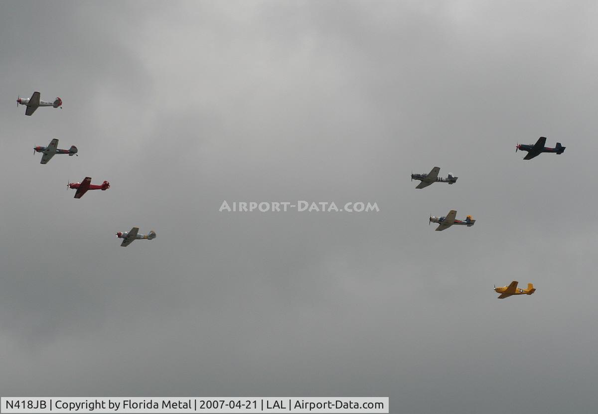 N418JB, 2001 Yakovlev (Aerostar) Yak-52TW C/N 0112228, Formation