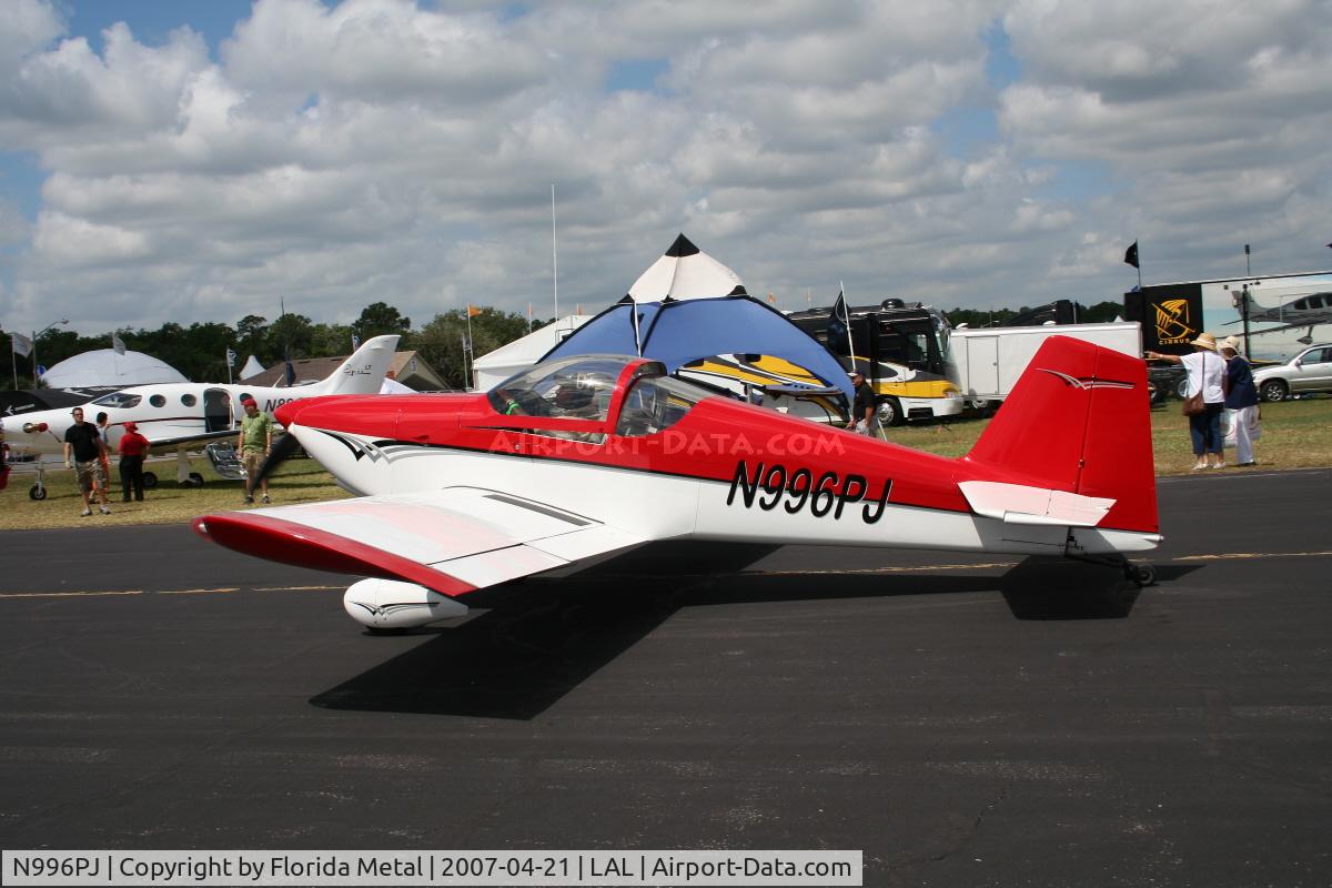 N996PJ, 2002 Vans RV-6 C/N 23456, RV-6