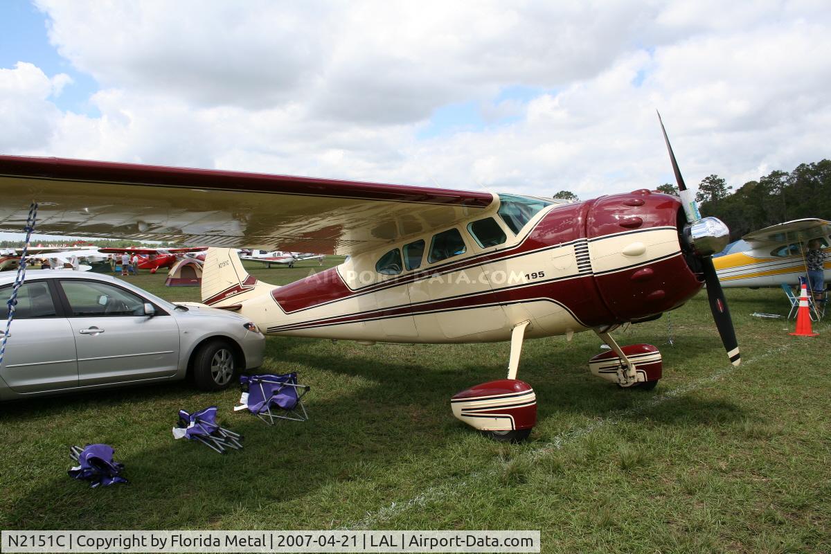 N2151C, 1954 Cessna 195B Businessliner C/N 16136, Cessna 195