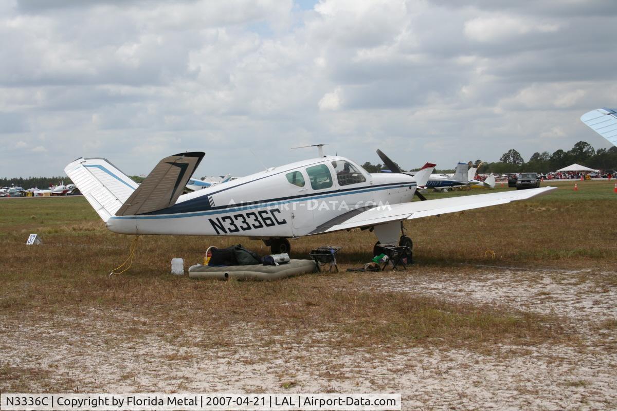 N3336C, 1955 Beech F35 Bonanza C/N D-4002, F35