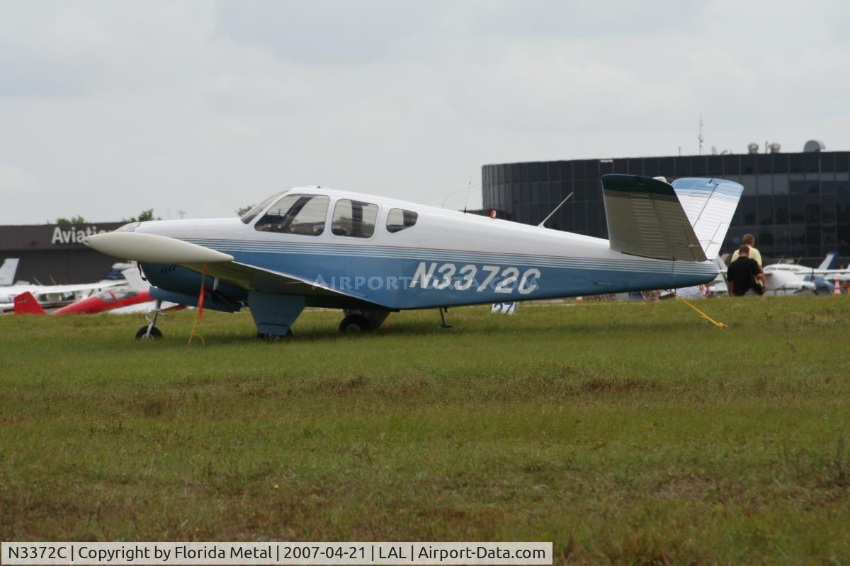 N3372C, 1955 Beech F35 Bonanza C/N D-4039, F35