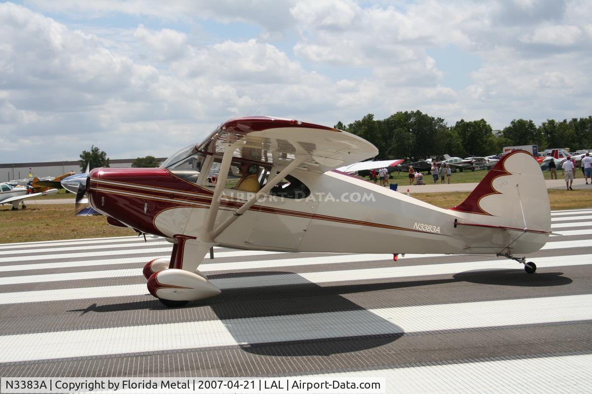 N3383A, 1953 Piper PA-22-135 Tri-Pacer C/N 22-1646, PA-22