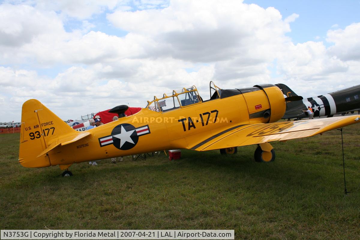 N3753G, 1949 North American T-6G Texan C/N 168-281, T-6