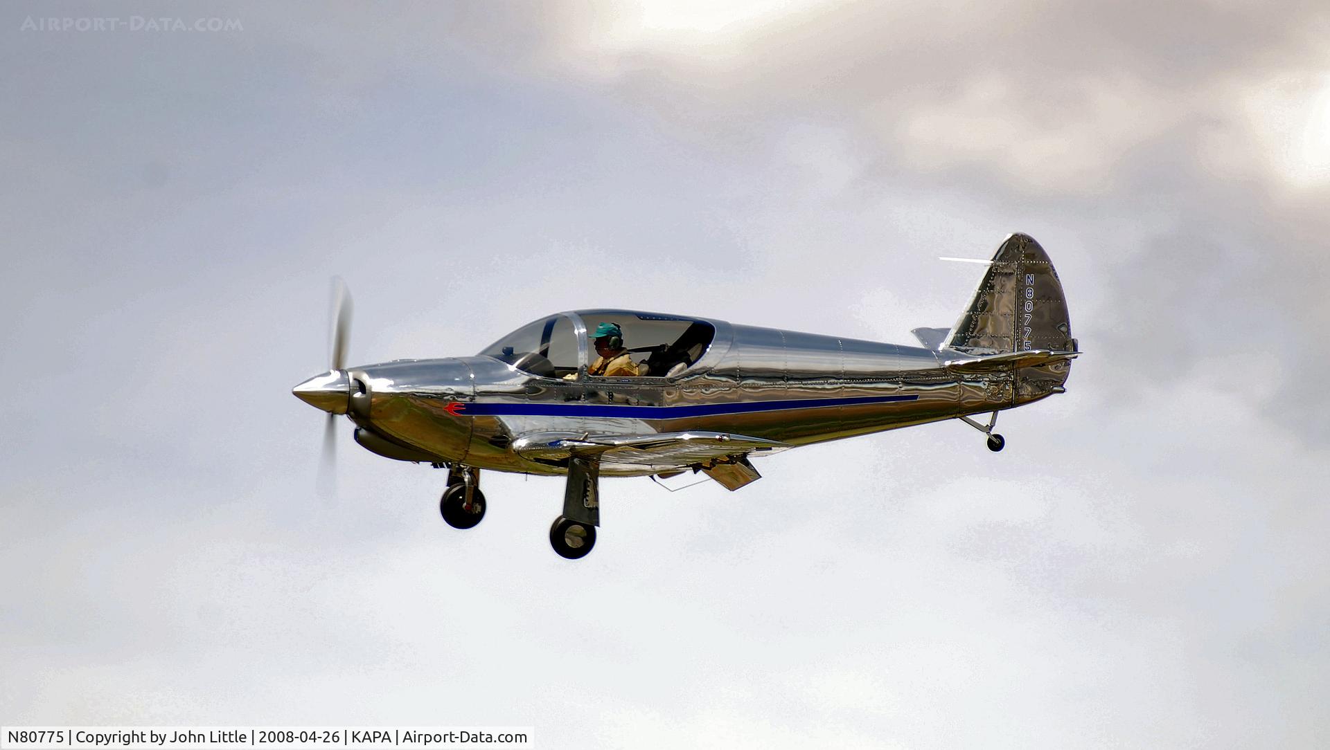 N80775, 1942 Globe GC-1B Swift C/N 178, Beutiful Swift in the pattern