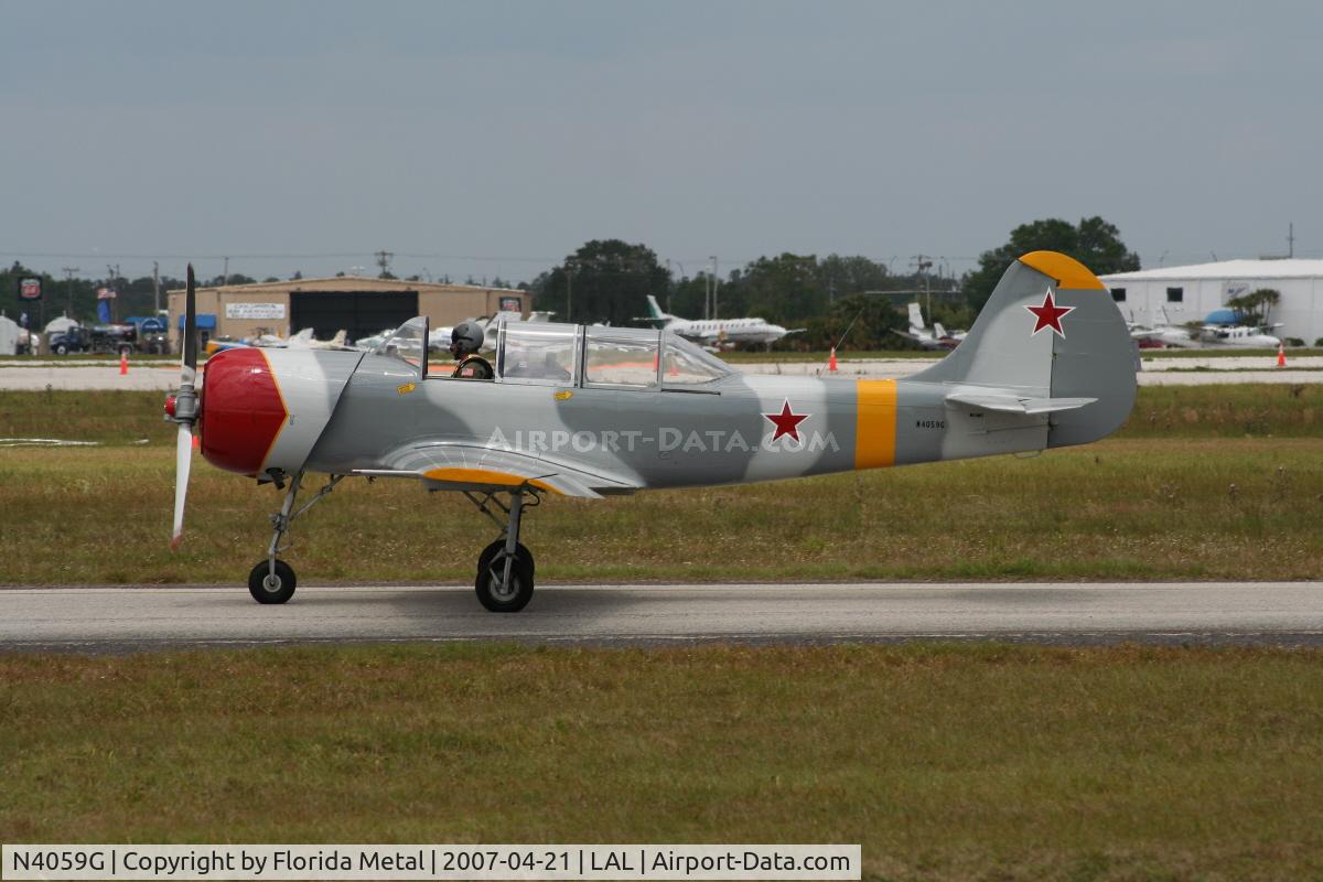 N4059G, 1984 Yakovlev (Aerostar) Yak-52 C/N 844407, Yak 52