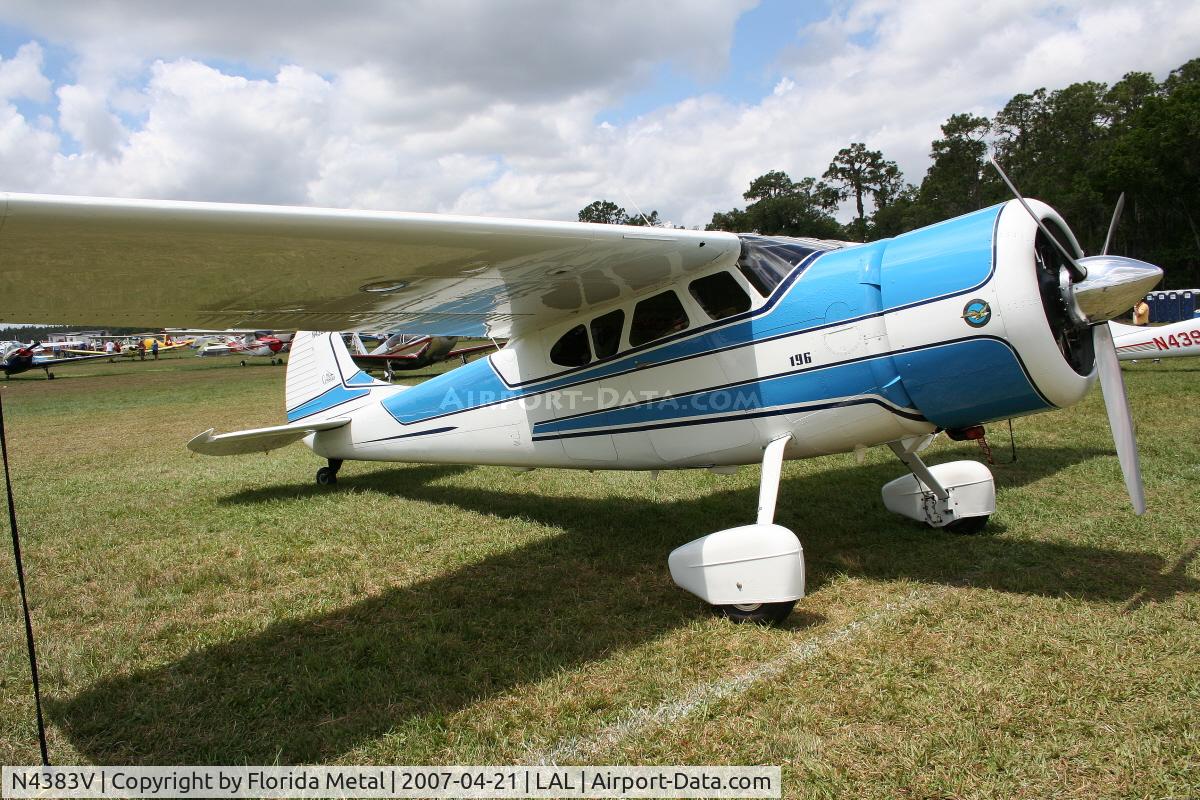 N4383V, 1949 Cessna 195 C/N 7305, Cessna 195