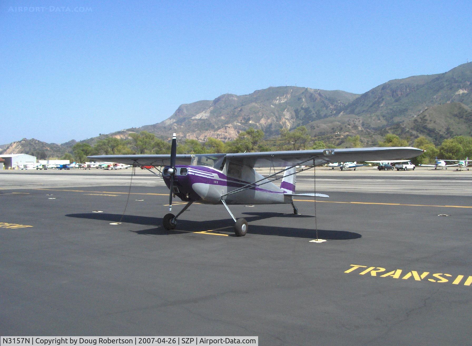 N3157N, 1947 Cessna 120 C/N 13415, 1947 Cessna 120, Continental C85 85 Hp