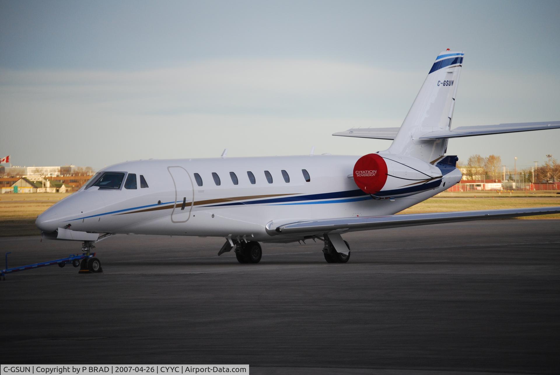 C-GSUN, 2006 Cessna 680 Citation Sovereign C/N 680-0068, CYYC