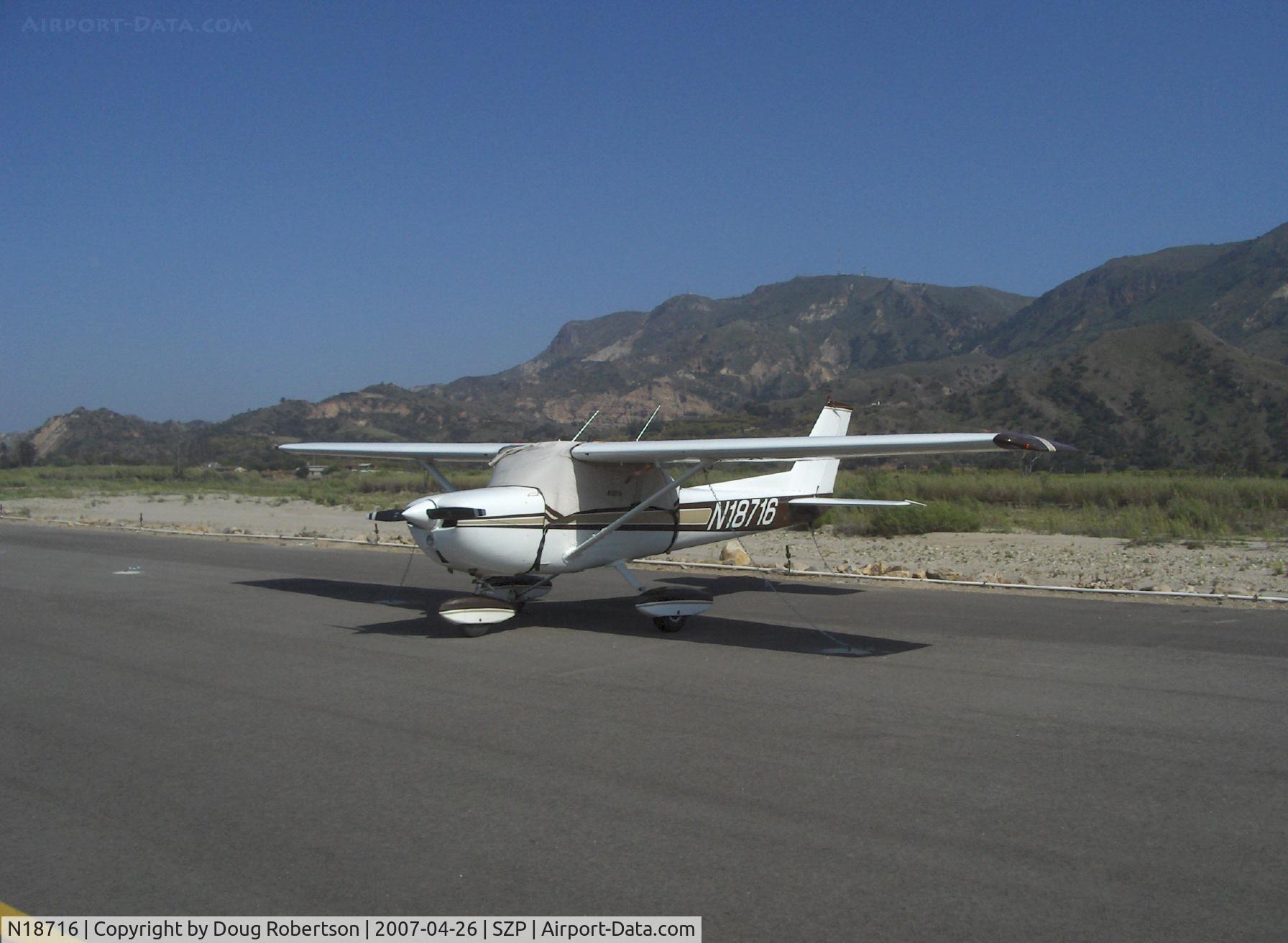 N18716, 1972 Cessna 150L C/N 15074056, 1972 Cessna 150L, Continental O-200 100 Hp