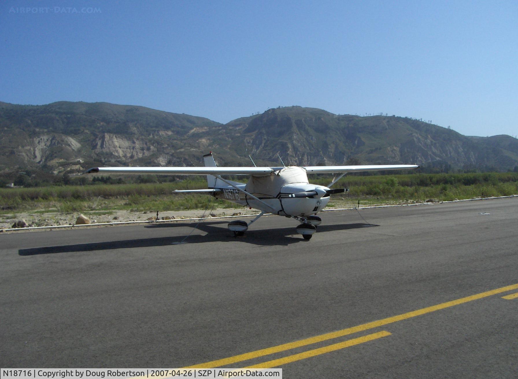 N18716, 1972 Cessna 150L C/N 15074056, 1972 Cessna 150L, Continental O-200 100 Hp