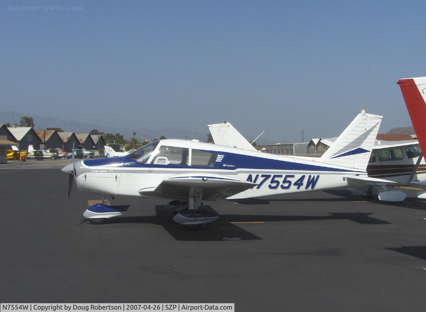 N7554W, 1963 Piper PA-28-180 Cherokee C/N 28-1493, 1963 Piper PA-28-180 CHEROKEE, Lycoming O&VO-360 180 Hp