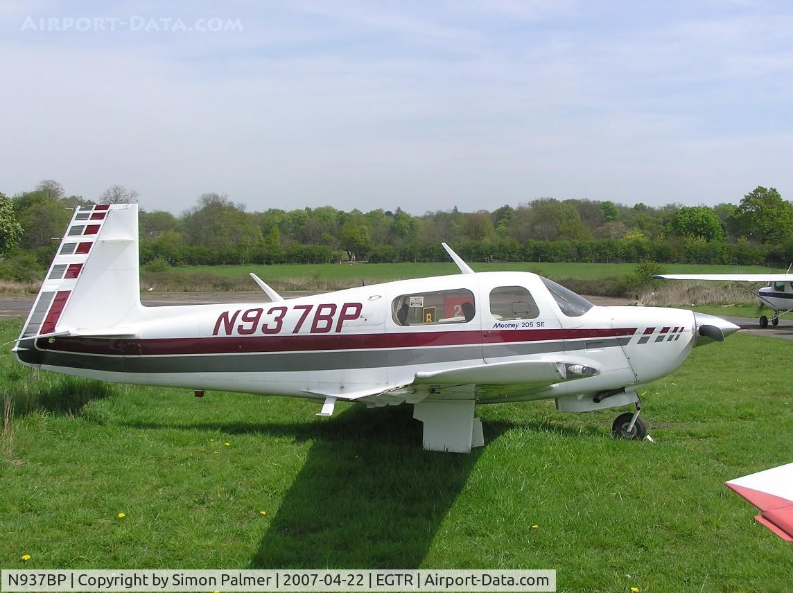 N937BP, 1987 Mooney M20J 201 C/N 24-3046, Mooney at Elstree