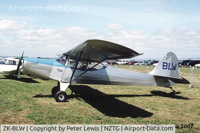 ZK-BLW, Auster J-5Q Alpine C/N 3201, a rare model - Auster Alpine