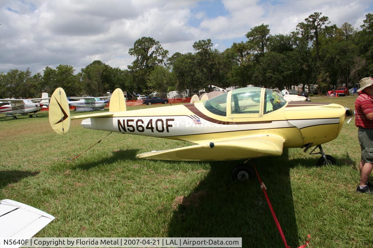 N5640F, 1967 Alon A2 Aircoupe C/N A-240, Alon A2