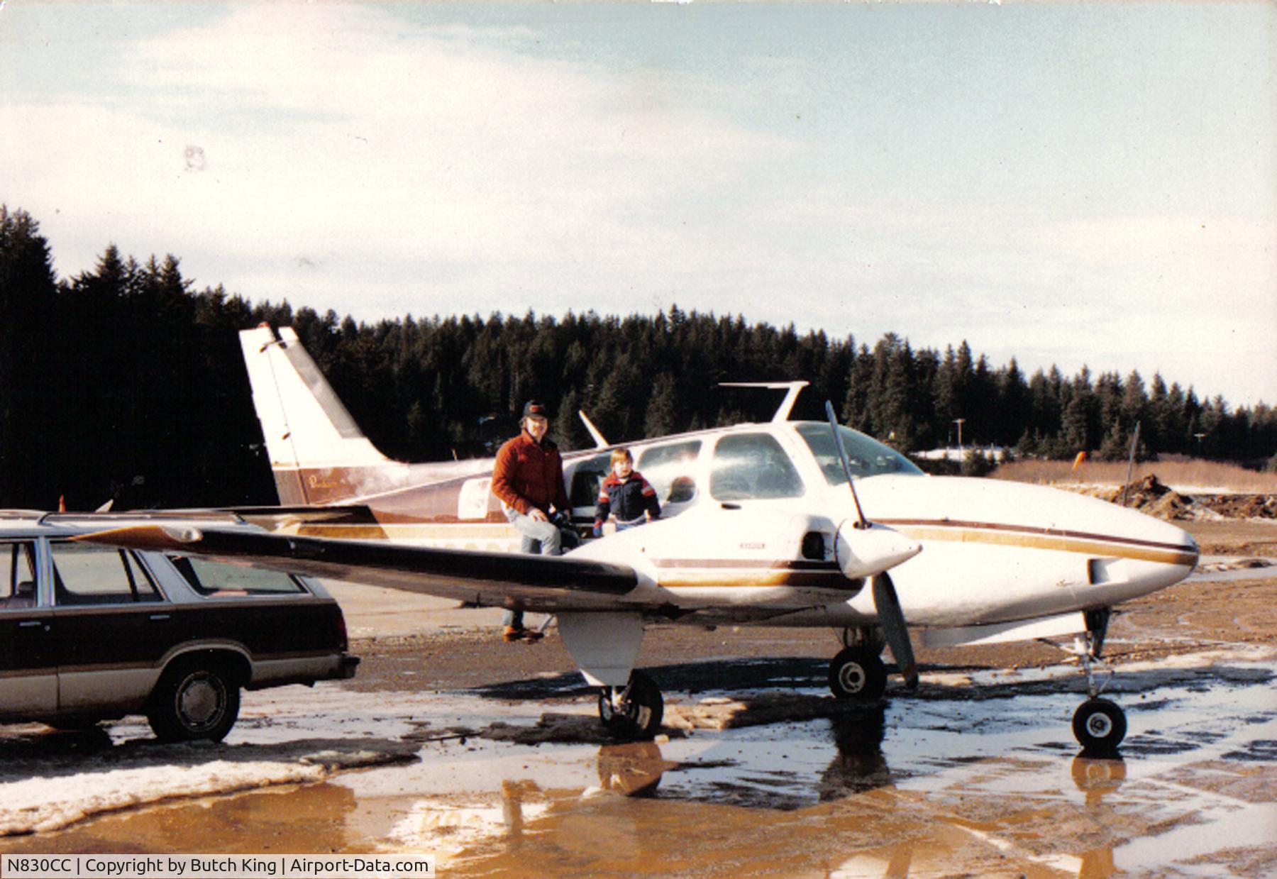 N830CC, 1970 Beech 58 Baron C/N TH-31, Baron N830CC - Seldovia, Alaska