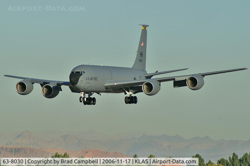 63-8030, 1963 Boeing KC-135R Stratotanker C/N 18647, United States - US Air Force (USAF) / Boeing KC-135R Stratotanker (cn18647) / Hawiian National Guard 203rd Aerial Refueling Squadron based at Hickham AFB, Hawaii.