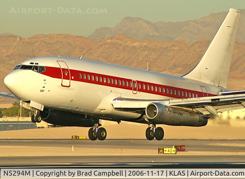 N5294M, 1974 Boeing 737-200 C/N 20694, J.A.N.E.T. Airlines EG & G - Layton, Utah / 1974 Boeing 737-200