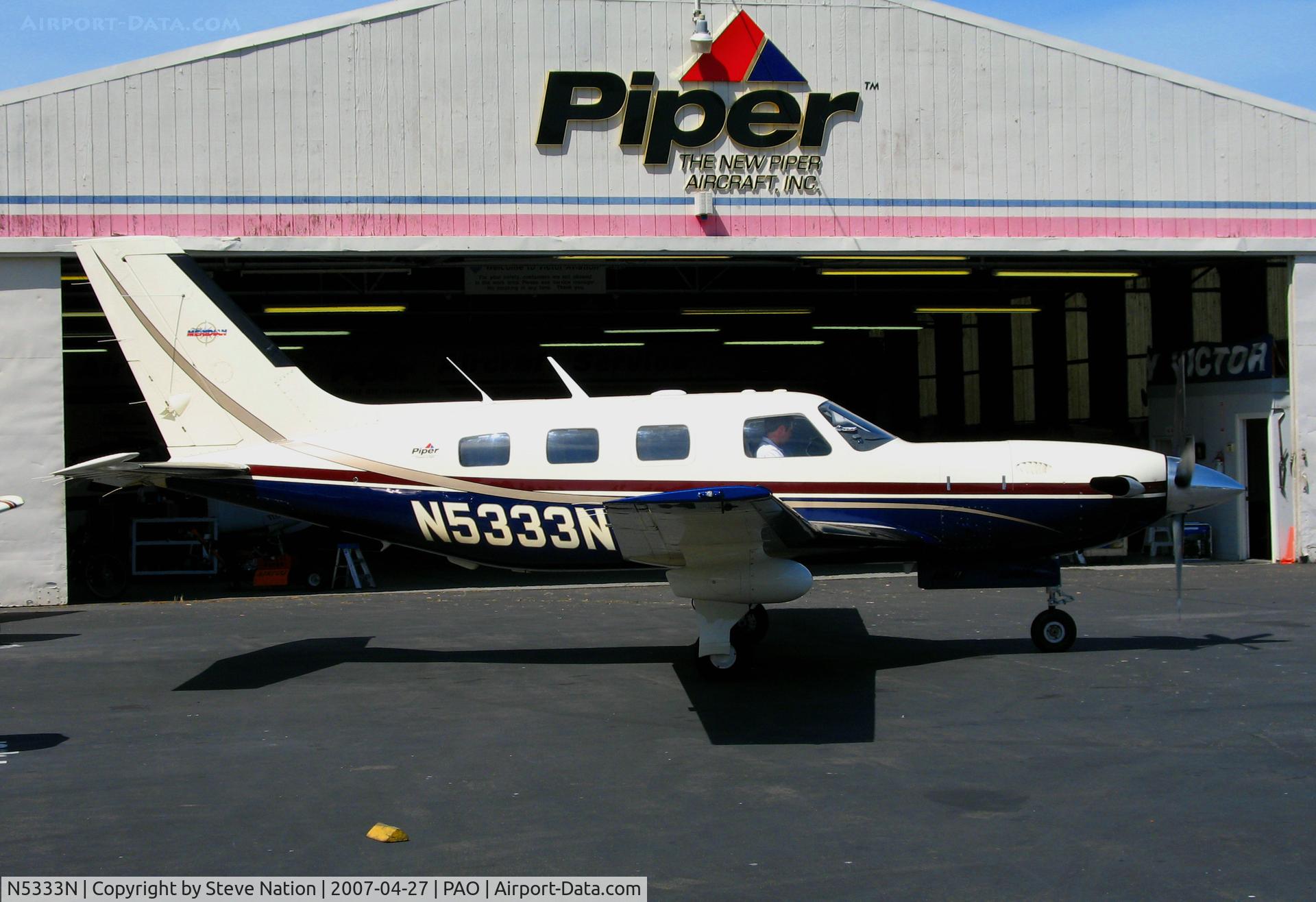 N5333N, Piper PA-46-500TP C/N 4697084, Meridian (titles) 2004 Piper PA-46-500TP turbine 