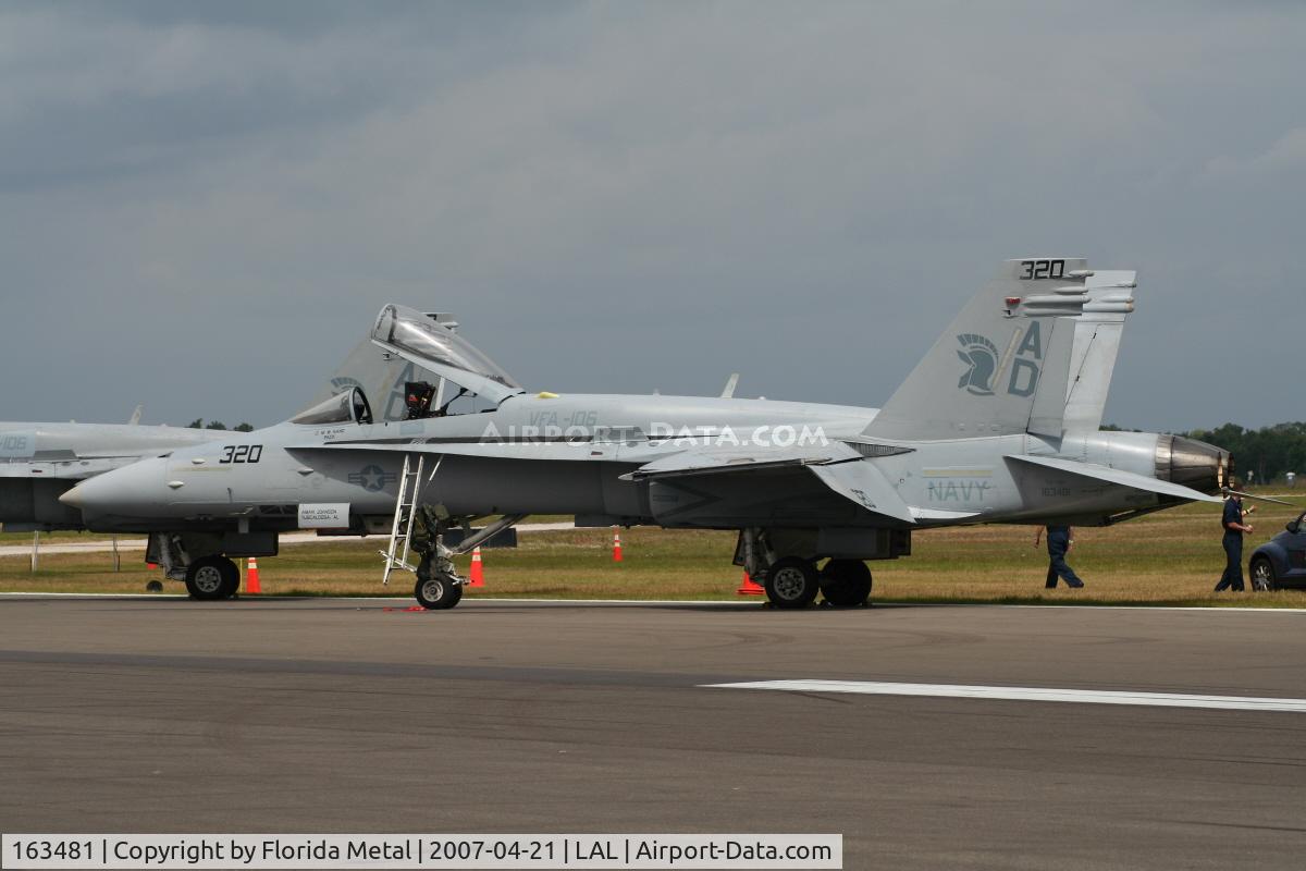 163481, 1988 McDonnell Douglas F/A-18C Hornet C/N 712/C041, F-18