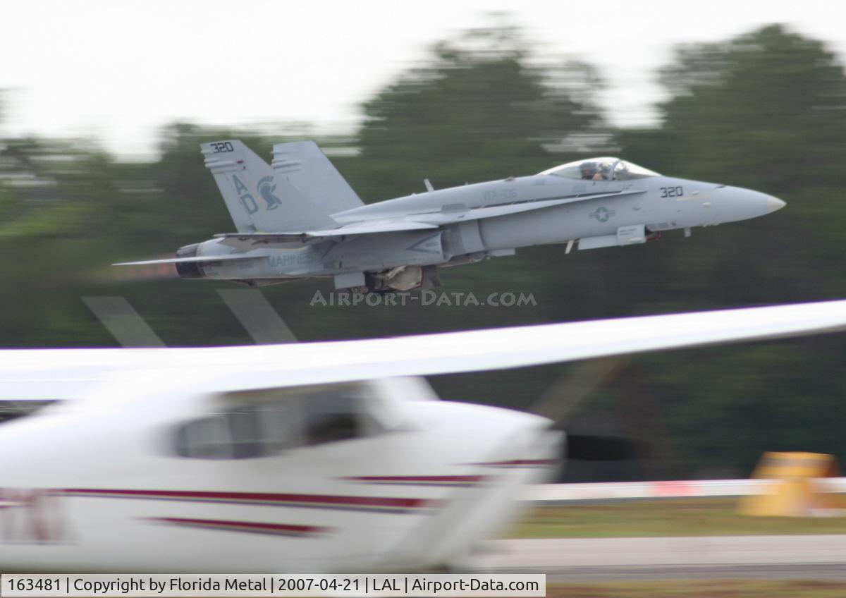 163481, 1988 McDonnell Douglas F/A-18C Hornet C/N 712/C041, F-18