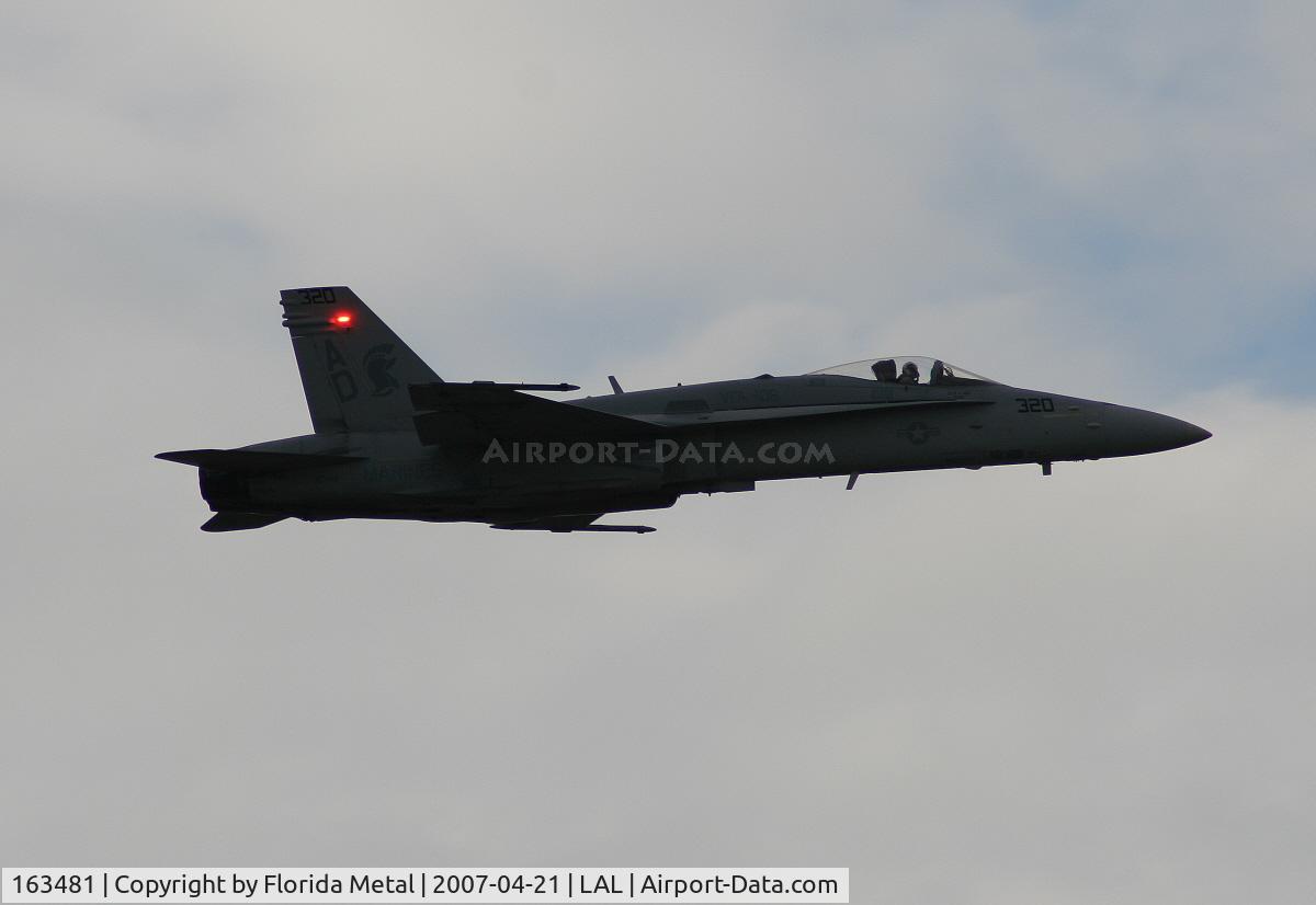 163481, 1988 McDonnell Douglas F/A-18C Hornet C/N 712/C041, F-18