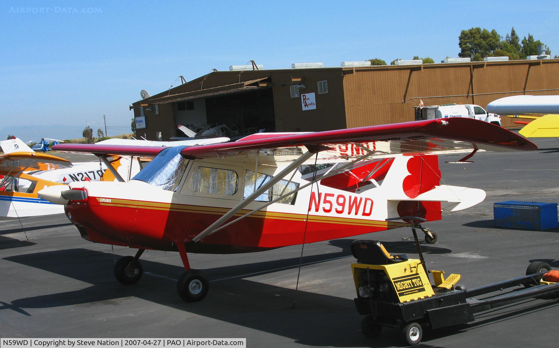 N59WD, 2007 American Champion 7GCBC C/N 1423-2007, Brand new 2007 American Champion Aircraft 7GCBC Explorer @ Palo Alto, CA