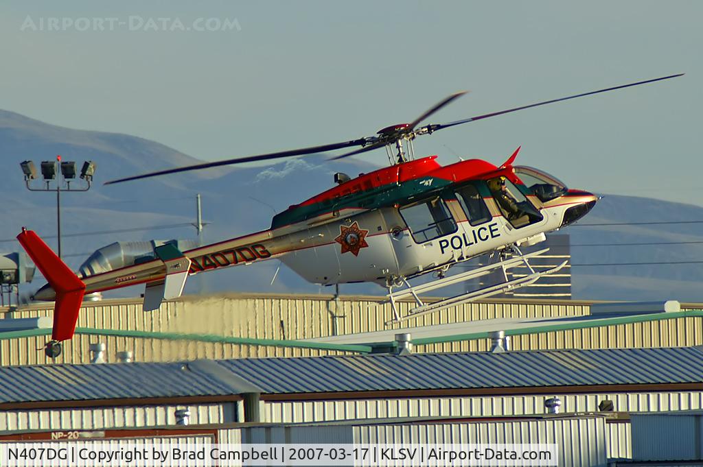 N407DG, 2006 Bell 407 C/N 53697, Las Vegas Metropolitain Police / 2006 Bell 407