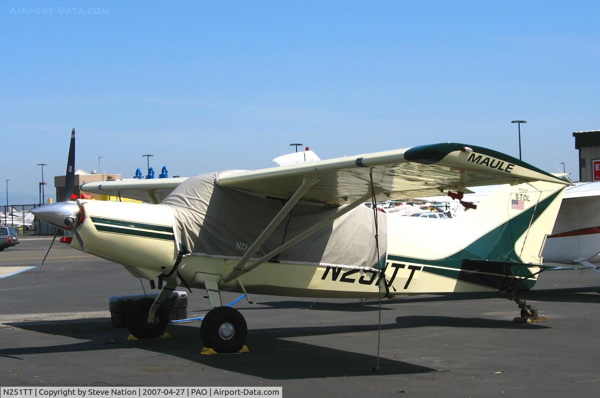 N251TT, 1997 Maule M-7-235C Orion C/N 25013C, Structured Business Solutions 1997 Maule M-7-235C with cover @ Palo Alto, CA