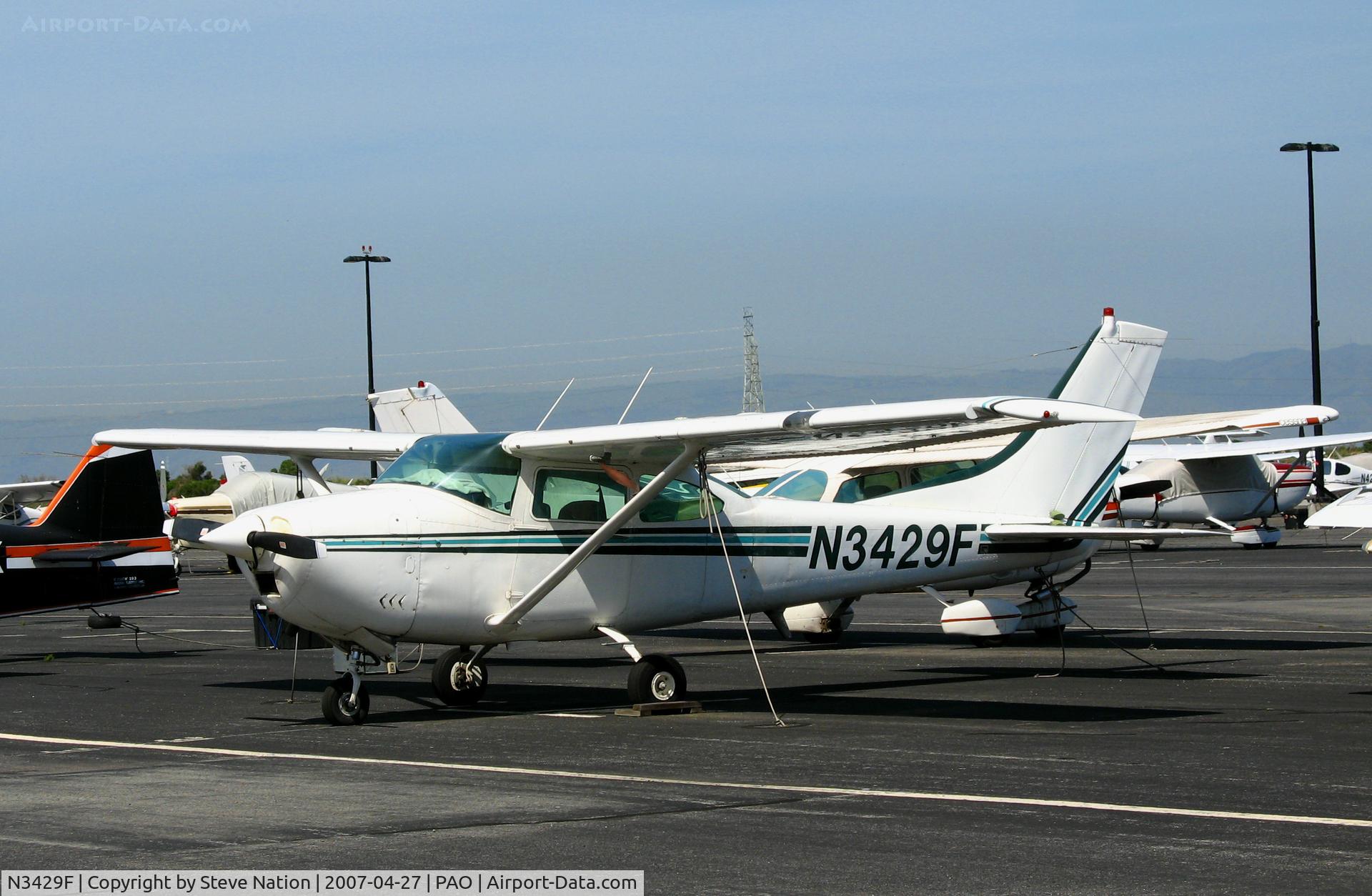 N3429F, 1966 Cessna 182J Skylane C/N 18257429, 1966 Cessna 182J @ Palo Alto, CA