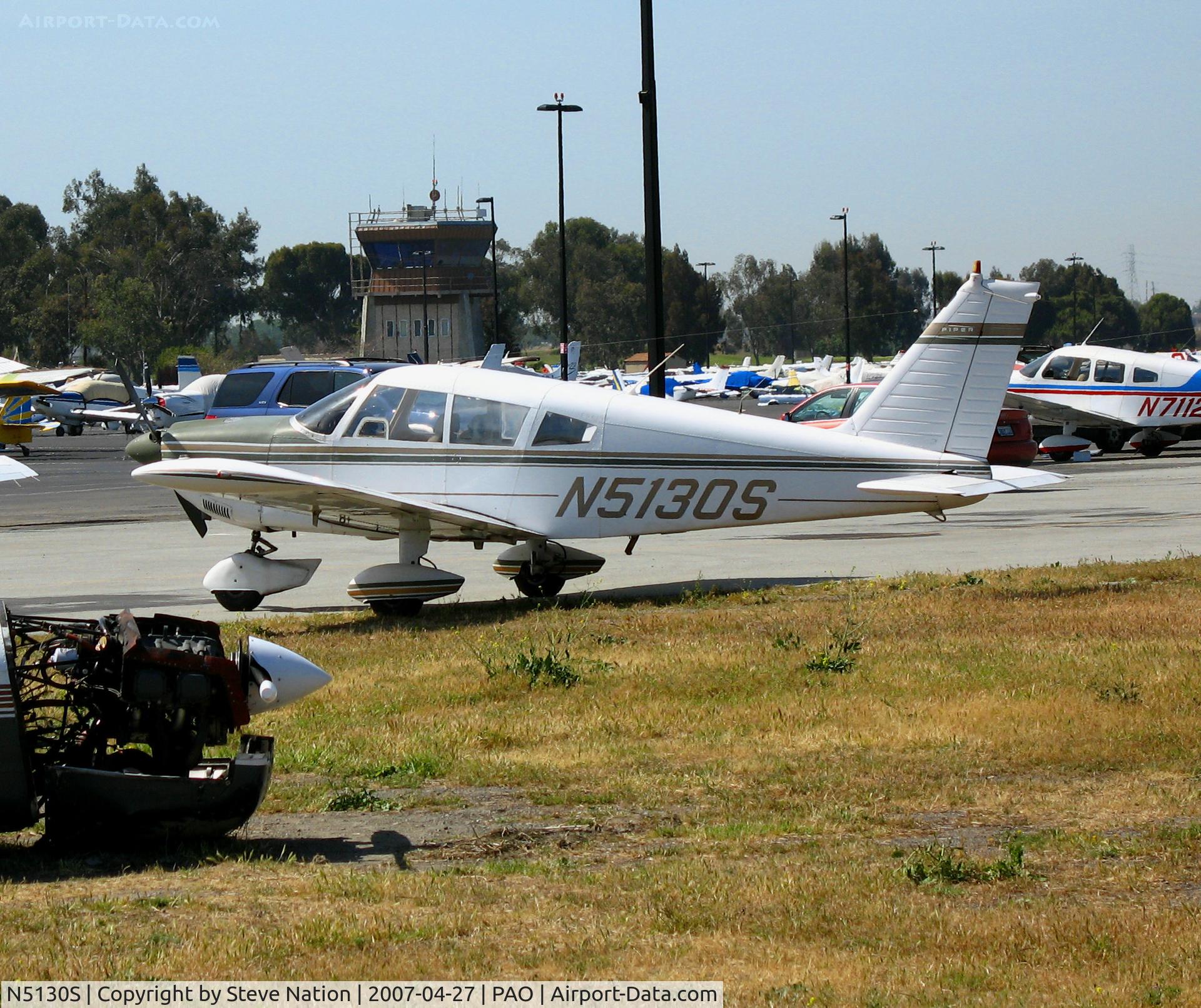 N5130S, 1971 Piper PA-28-235 C/N 28-7110021, 1971 Piper PA-28-235 visiting @ Palo Alto, CA