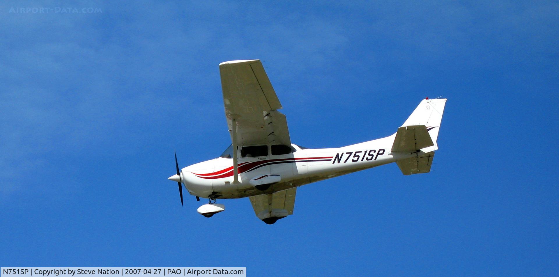 N751SP, 2000 Cessna 172S C/N 172S8684, 2000 Cessna 172S on final @ Palo Alto, CA