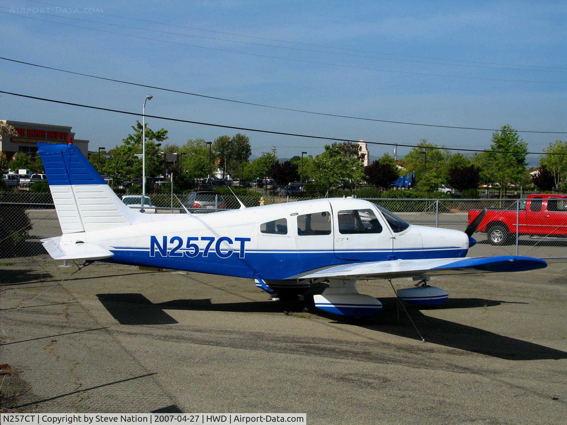 N257CT, 1978 Piper PA-28-161 C/N 287816053, Sharp 1978 Piper PA-28-161 @ Hayward Air Terminal, CA