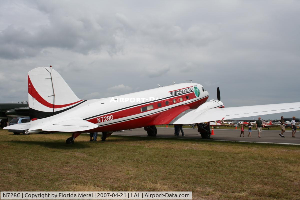 N728G, 1942 Douglas DC-3C (C-47-DL) C/N 4359, DC-3
