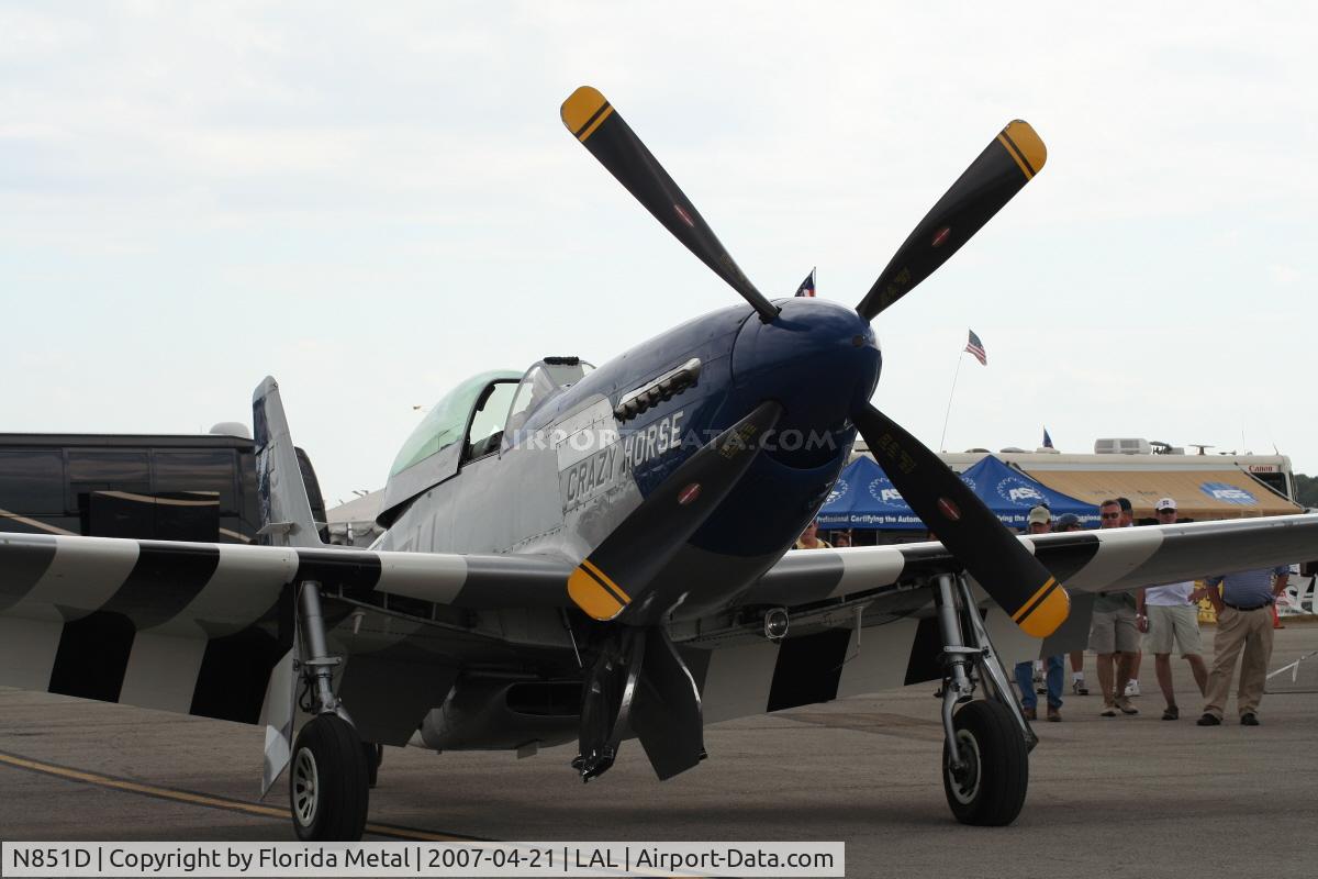 N851D, 1944 North American P-51D Mustang C/N 44-84745, Crazy Horse