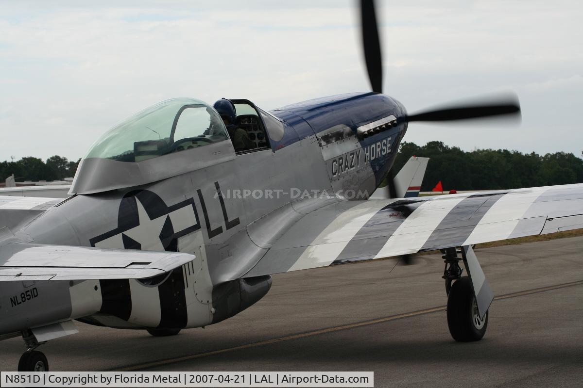 N851D, 1944 North American P-51D Mustang C/N 44-84745, Crazy Horse