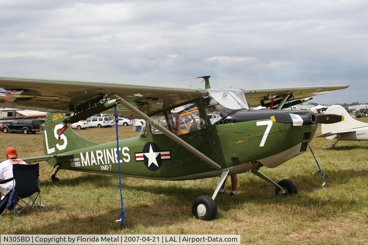 N305BD, Cessna O-1D Bird Dog C/N 22761, L-19