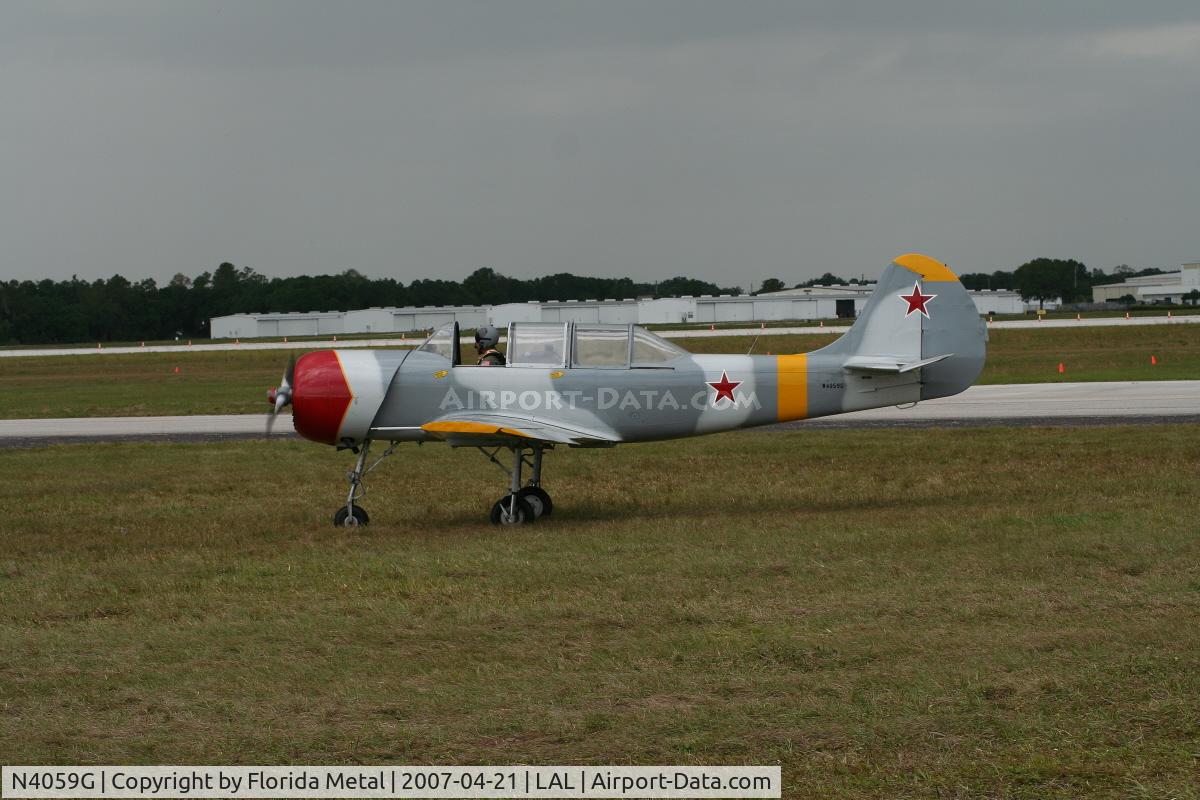 N4059G, 1984 Yakovlev (Aerostar) Yak-52 C/N 844407, Yak 52