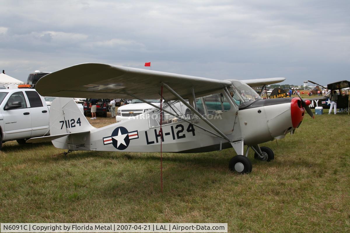N6091C, 1947 Aeronca L-16A C/N Not found (47-1124), L-16
