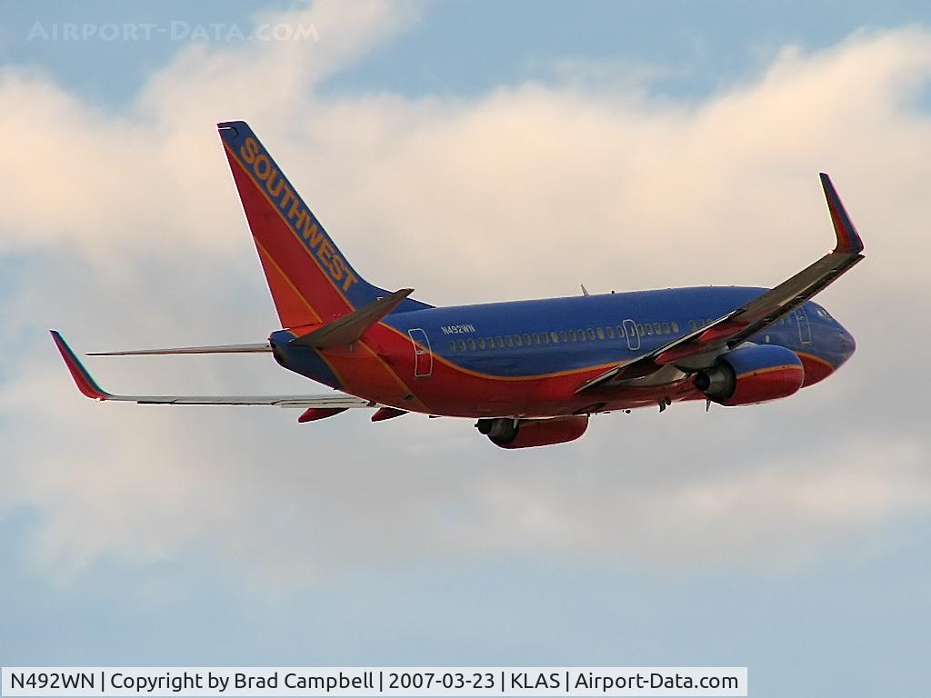 N492WN, 2004 Boeing 737-7H4 C/N 33866, Southwest Airlines / 2004 Boeing 737-7H4