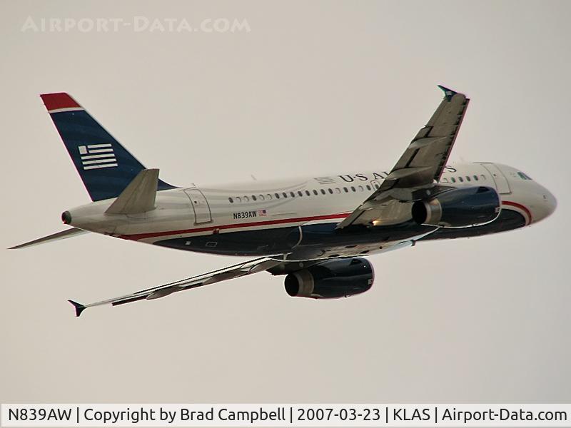 N839AW, 2006 Airbus A319-132 C/N 2669, US Airways / 2006 Airbus A319-132
