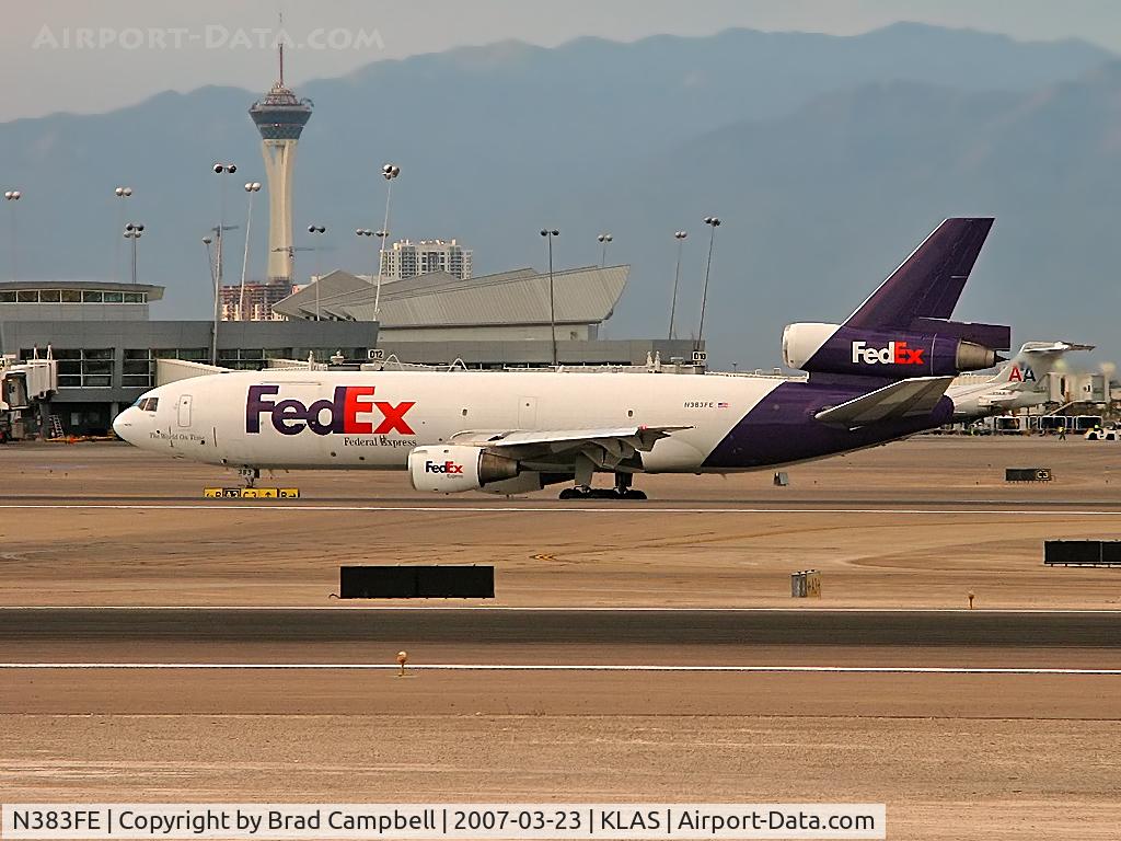 N383FE, 1973 McDonnell Douglas MD-10-10F C/N 46616, Federal Express - 'FedEx' / 1973 Mcdonnell Douglas MD-10-10F