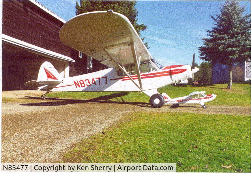 N83477, Piper PA-18-150 Super Cub C/N 18-7609148, Supercub with 30% scanle R/C model