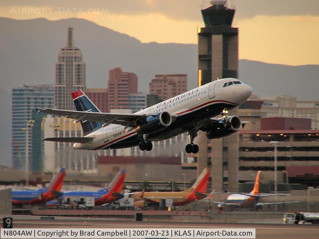 N804AW, 1999 Airbus A319-132 C/N 1043, US Airways / 1999 Airbus Industrie A319-132