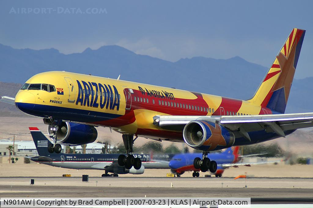 N901AW, 1985 Boeing 757-2S7 C/N 23321, America West Airlines - 'City of Phoenix - Arizona' / 1985 Boeing 757-2S7